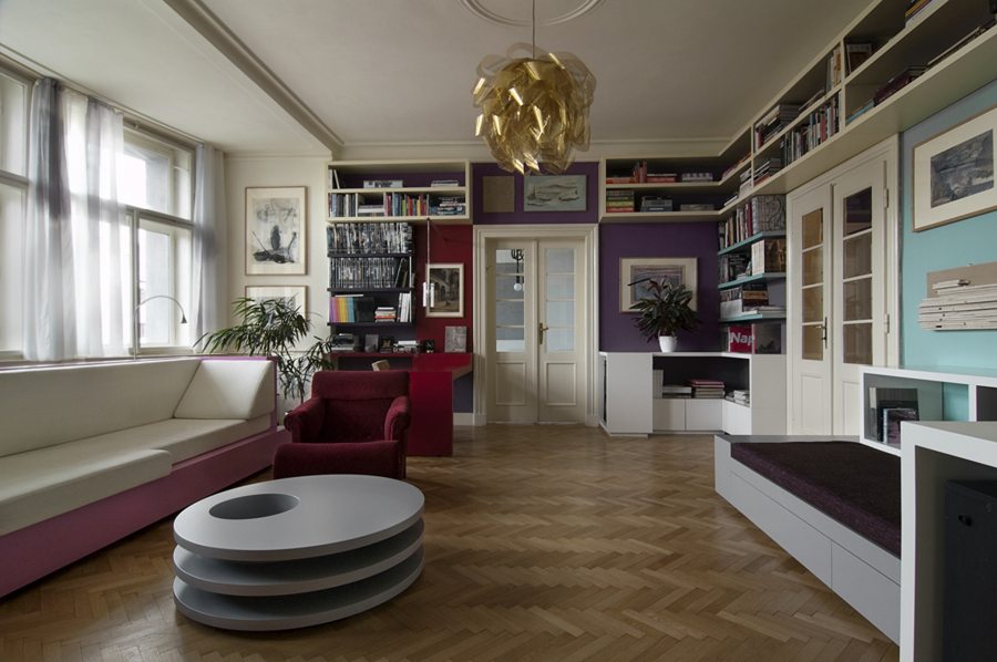 Interior of a flat at Prague-Letná