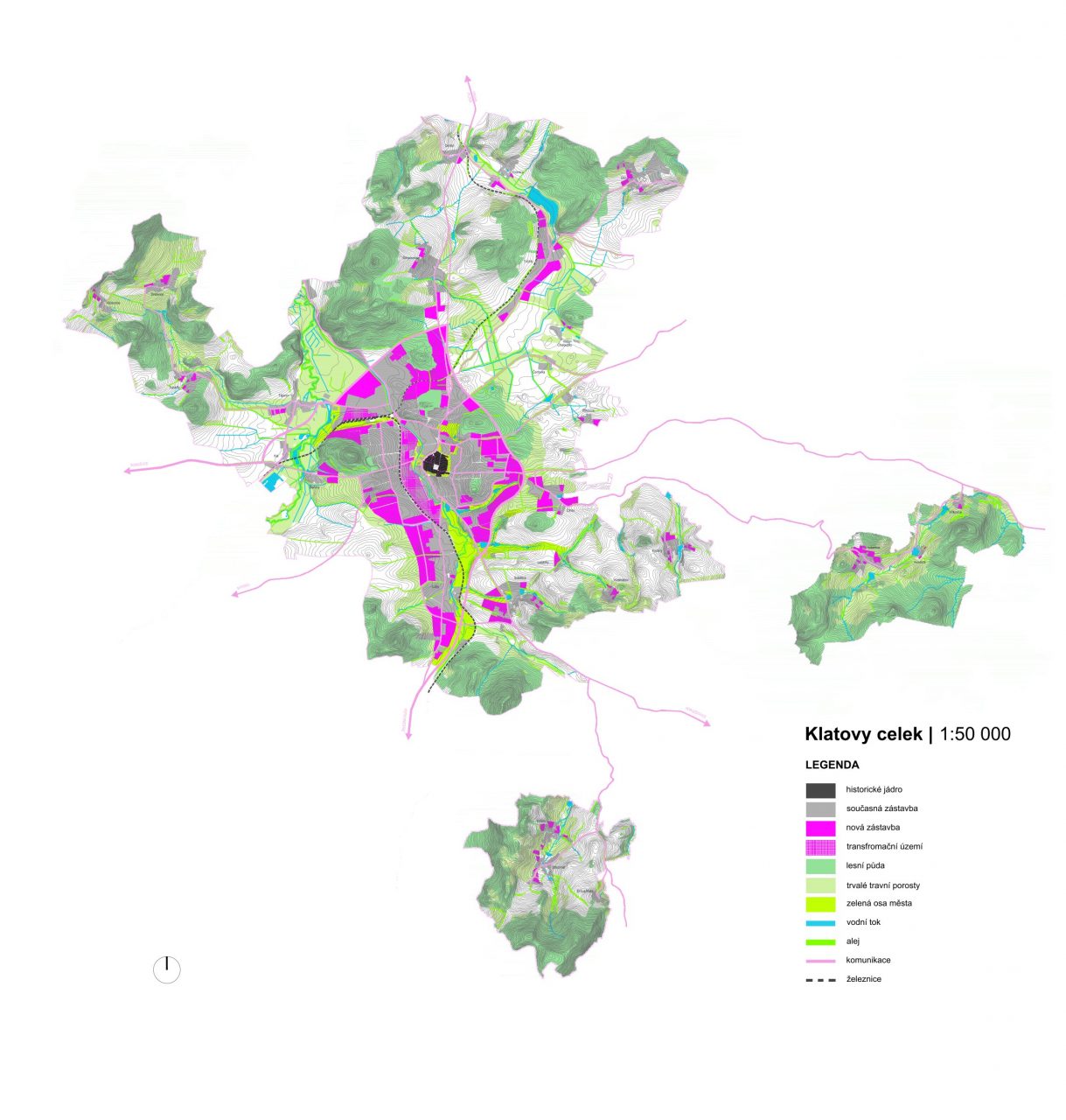 Aulík Fišer architekti - územní plán Klatovy